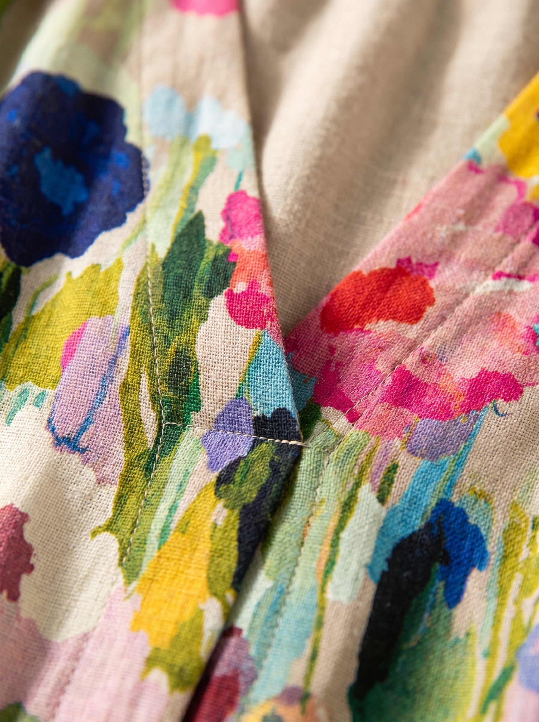 Isla | Charming Floral Print Boho Flowy V-Neck Maxi Dress